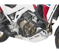 Bauletto nero goffrato con catadiottri rossi senza piastra e kit universale GIVI