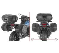 GIVI PLX5152 PORTAVALIGIE LATERALE VALIGIE V35 V37 MONONEY SIDE BMW R 1300 RS 25