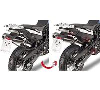 Givi Portavaligie a rimozione rapida per valigie monokey Nero Laterale
