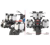 Givi portavaligie laterale PLOS5151CAM specifico per valigie Trekker Outback