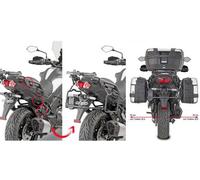 GIVI Rapido Rilascio Sideframes per E22 Cruiser/V35 Casi Moto Strada Bicicletta
