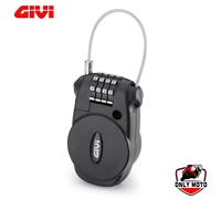 GIVI S220 LUCCHETTO CASCO E BAULE CON COMBINAZIONE CAVO RETRAIBILE UNIVERSALE