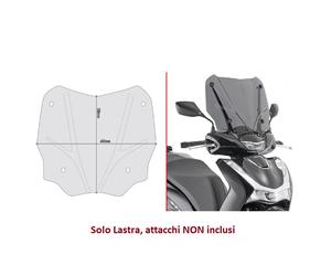 GIVI solo Cupolino Fumè 33 x 45 per PIAGGIO Piaggio 1/ Elettrico 2021 2022