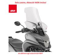 GIVI solo Parabrezza / Lastra senza attacchi 73x59cm per YAMAHA Tricity 125 2025