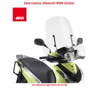 313A - Givi Parabrezza trasparente 55 x 66 cm Suzuki SH 125i-150i (05 > 12)