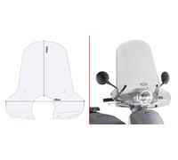 GIVI solo Parabrezza Trasparente 47 x 66 per SYM Fiddle 125 Euro 5 2020
