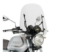 GIVI solo Parabrezza Trasparente 48,5x50 per MOTO GUZZI V7 850 Stone 2021 - 2023