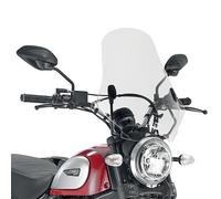 GIVI solo Parabrezza Trasparente 48x43,5 per DUCATI Scrambler Icon 800 2015-2022