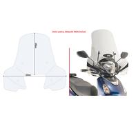 Givi 7057A Parabrezza trasparente 49x66 cm per Piaggio - Kymco