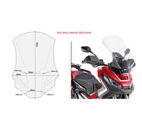 Givi D1156ST parabrezza trasparente 65 x 40 per Honda