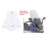 GIVI solo Parabrezza Trasparente 73 x 71,5 per SYM Maxsym TL 500 2020 2021 2022