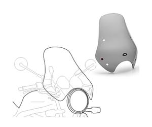 GIVI solo Parabrezza Universale Fumè 49 x 50 cm per Maxi Moto