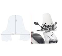 Givi 7057A Parabrezza trasparente 49x66 cm per Piaggio - Kymco