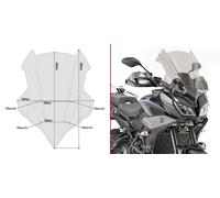 GIVI SPOILER YAMAHA TRACER 900/GT FUME' 2018 D2139S