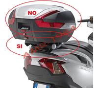 GIVI SR3104 PIASTRA PORTAVALIGIA SUZUKI BURGMAN 650 2002 - 2013 - 2018 MONOKEY