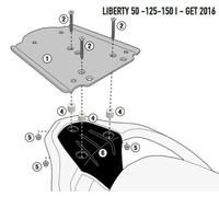 Givi SR5611 Portapacchi PIAGGIO