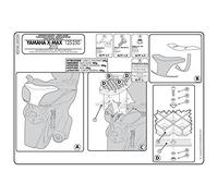 Supporto bauletto dello scooter Givi Monolock Mbk Skycruiser 125 (10 à 12) Noir TU