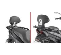 GIVI TB9700A SCHIENALINO PASSEGGERO NERO PER MAXI SCOOTER QJ MOTOR FORT 350 2024