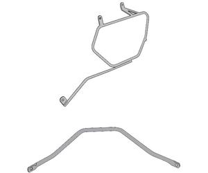 Givi TE Easylock, distanziali per borse da sella male