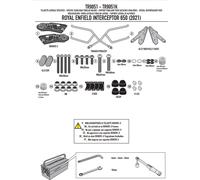 GIVI Telaietto Remove-X per borse laterale ROYAL ENFIELD Interceptor 650 2019-23