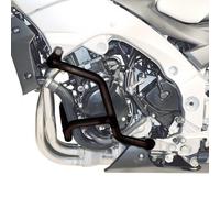 GIVI TN535 PARAMOTORE TUBOLARE 25 MM NERO + SLIDER MOTO SUZUKI GSR 600 2006 2011