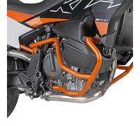 GIVI TN7717OR PARAMOTORE TUBOLARE ARANCIO+SLIDER PER MOTO KTM 890 SMT 2023 2024