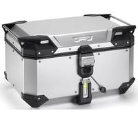 Givi Trekker Outback Evo Smart, topcase Monokey 58 l male Argento