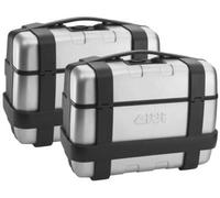 GIVI Trekker Serie 33L Casse Laterali - Coppia - Argento Moto Stradale