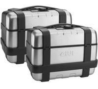 GIVI Trekker Serie 46L Lato Casi - Coppia - Argento Moto Strada TRK46PACK2A