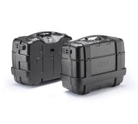 Coppia valige laterali Givi TRK33 Trekker Black Line 33litri Nero