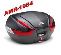 GIVI V47 NN VALIGIA BAULETTO NERO RIFRANGENTI ROSSI - GIVI V47NN