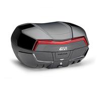 GIVI V58NNB2 BAULETTO MAXIA 5 NERA CATADIOTTRO ROSSO E COVER NERE VERNICIABILI