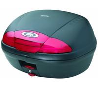 GIVI E450 Simply II Monolock Custodia con piastra, nero, taglia 41-50l
