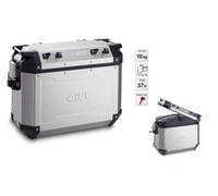 GIVI VALIGIA LATERALE DESTRA TREKKER OUTBACKIN ALLUMINIO 37LT NEW 2018