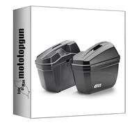 givi valigie laterali e22n monokey nero 44 lt + attacco compatibile con royal enfield super meteor 650 2023 2024 MOTOTOPGUN e22n + pl9058