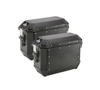 Givi Valigie Laterali Trekker Alaska Alluminio 36L Nero Monokey CE U