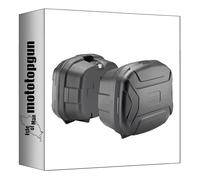 givi valigie laterali trk35bbpack2 monokey trekker lite nero 70 lt + attacco compatibile con suzuki dl 1000 v-strom 2014 2015 2016 mototopgun