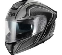 Givi X.50 Fiber Hologram, casco flip up L (60) female Opaco Nero/Grigio
