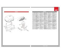 Catadiottro centrale rosso GIVI Z1234 per Bauletto E450N e E4500N