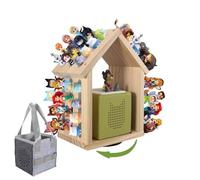 Givilio SpinLodge - Mensola per Toniebox 1 e 2, supporto magnetico con base girevole a 360°, spazio per 30-50 personaggi, spazio creativo per la cameretta dei bambini