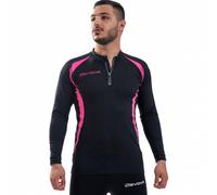 Givova 1/2 cerniera Uomo Maglia da running LR05-1006 nero XL