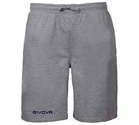 GIVOVA Bermuda Friend Cotone Terry Grigio Melange Chiaro