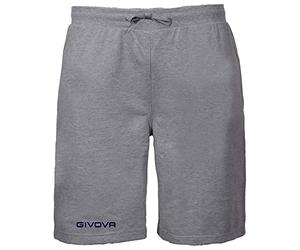 GIVOVA Bermuda Friend Cotone Terry Grigio Melange Chiaro