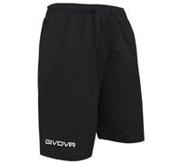 Pantaloncini in spugna di cotone Givova Friend Noir XL
