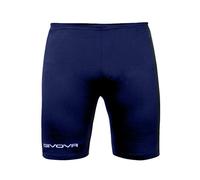 Givova Bermuda Skin, Pantaloncino Corsa Uomo, Blu, XL