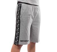 GIVOVA Bermuda Terry Band Grigio Melange Chiaro