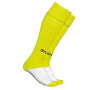 CALZA CALCIO GIALLO FLUO Tg. BOY