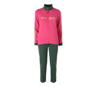 Givova Completo tuta donna felpata 2 pezzi full zip - fucsia
