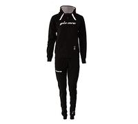 givova Donna 105 Paillettes, Tuta Women's, Nero/Bianco, 2XS