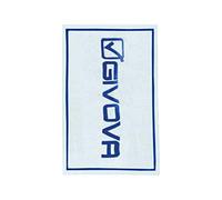 GIVOVA Double Face, Telo Mare Unisex Adulto, Bianco/Azzurro, Unica